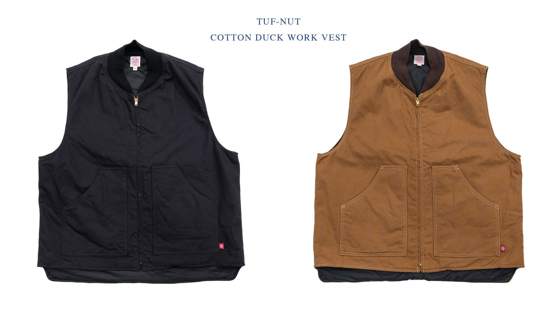 今季はワークベストを取り入れたい | TUF-NUT COTTON DUCK WORK VEST