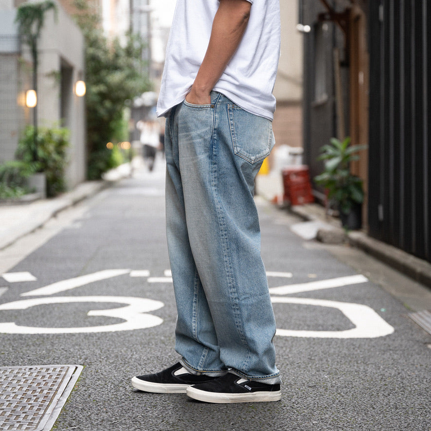 Liberaiders LR LOOSE FIT DENIM PANTS HW (77704) - BLUE