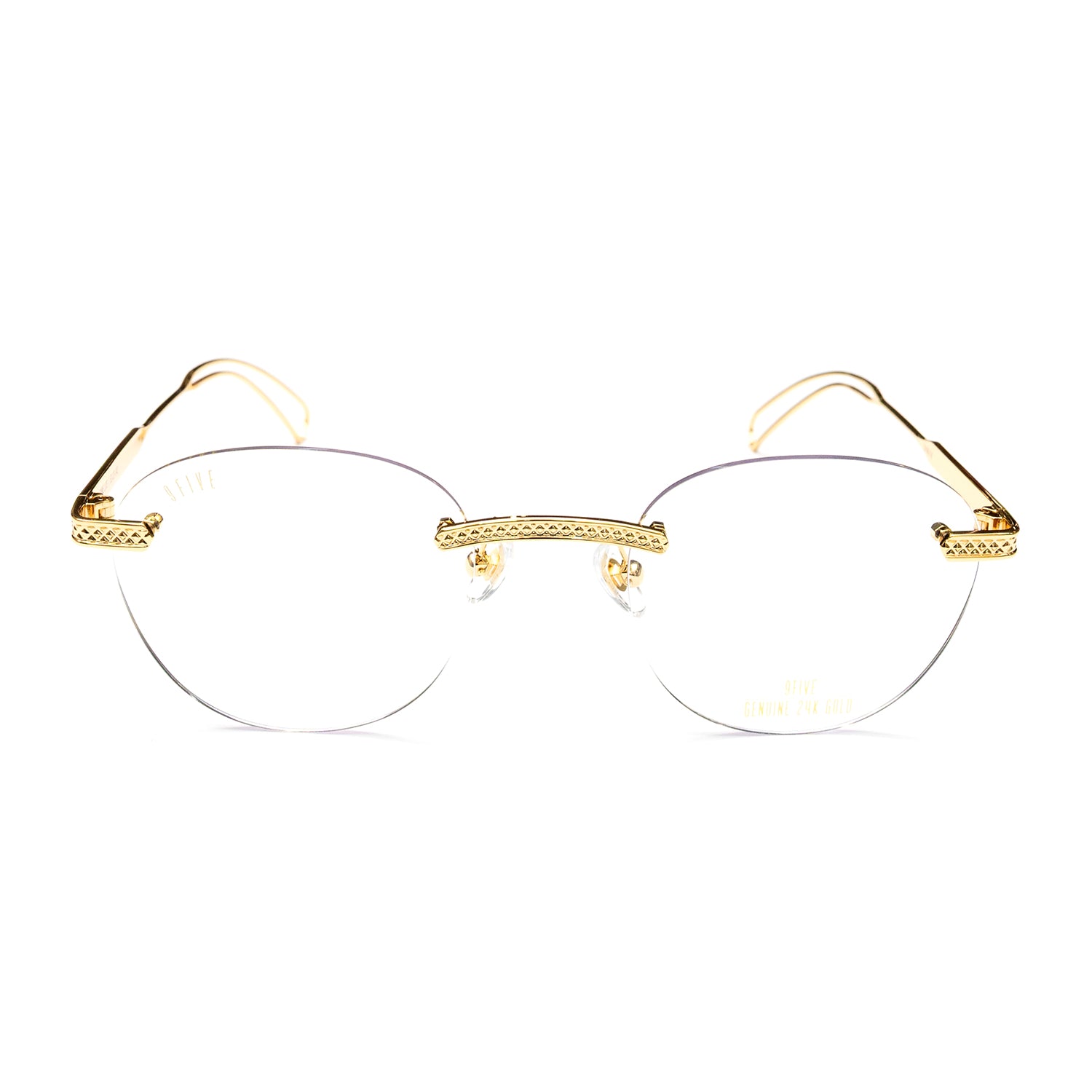 9FIVE / DIME LITE 24K GOLD CLEAR LENS GLASSES – Prime Skateboard 