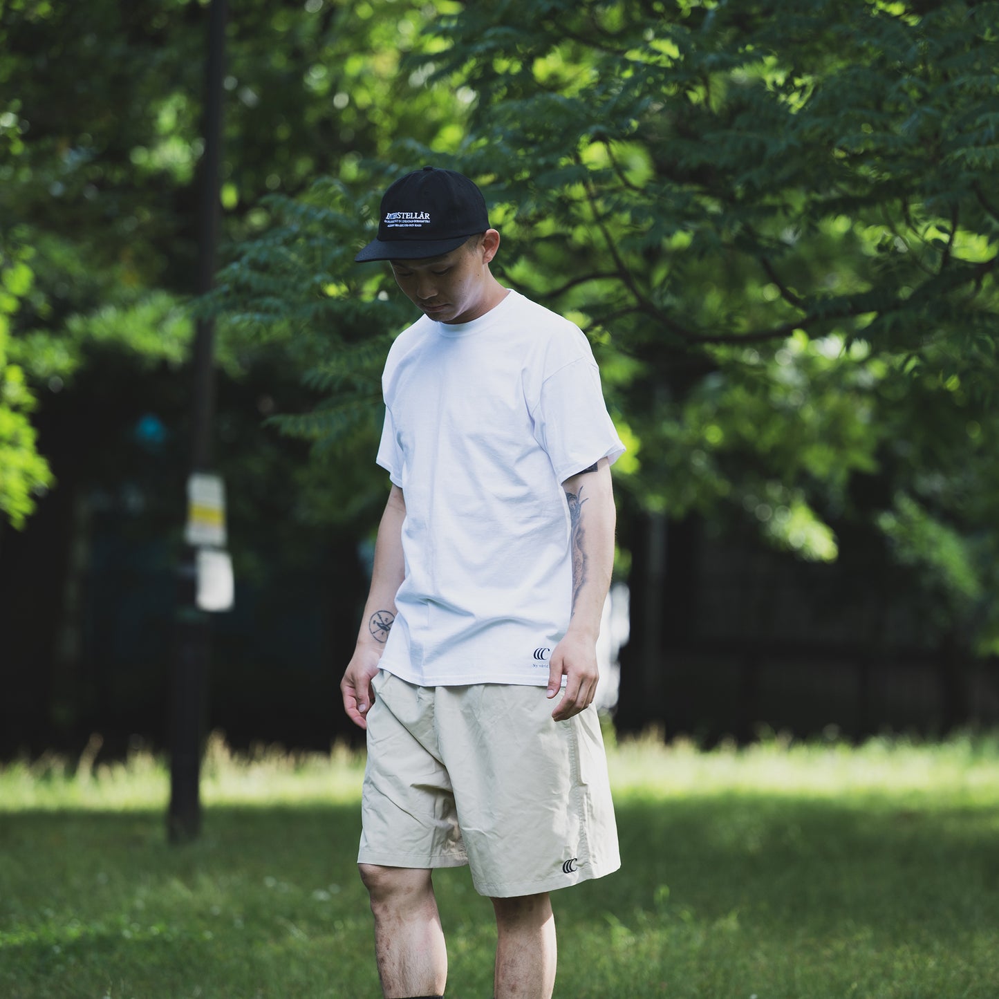 CLUMSY PICTURES FRUIT OF THE ROOM 2 PACK S/S TEE - NAVY