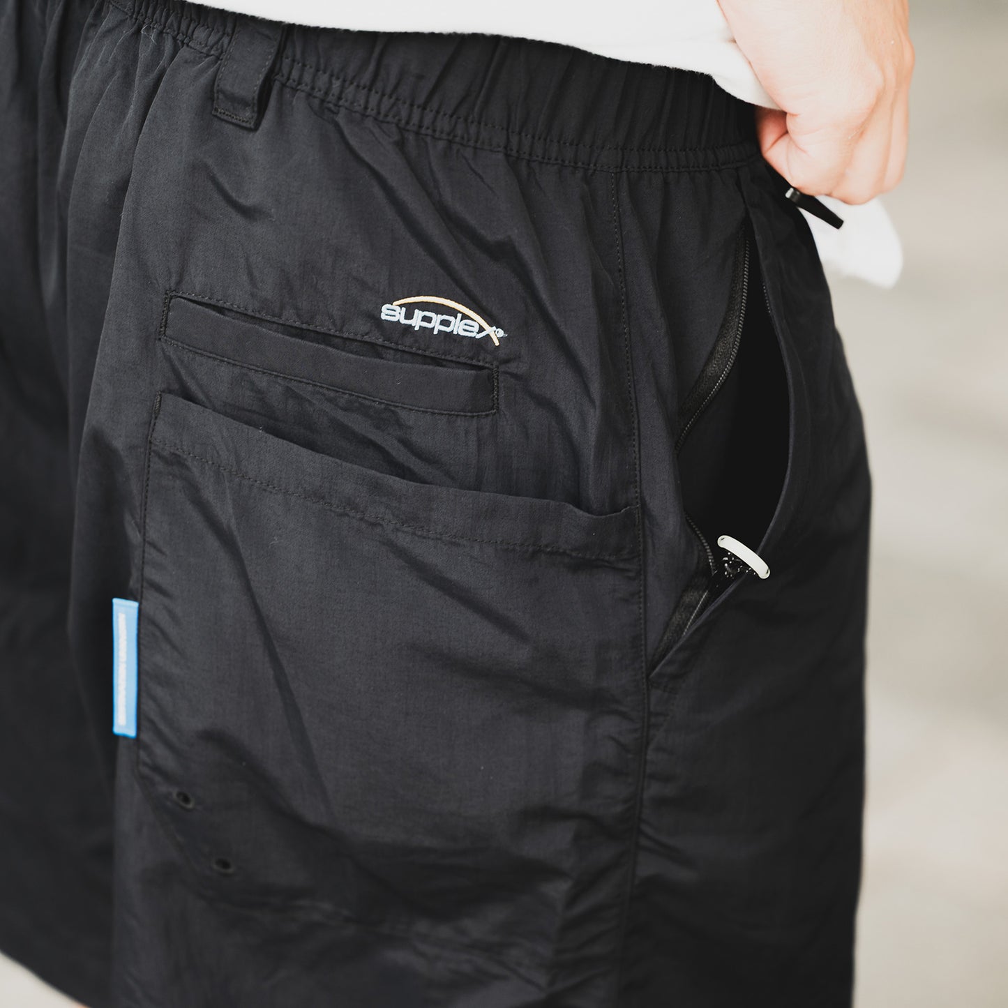 Liberaiders SUPPLEX NYLON SHORTS - BLACK