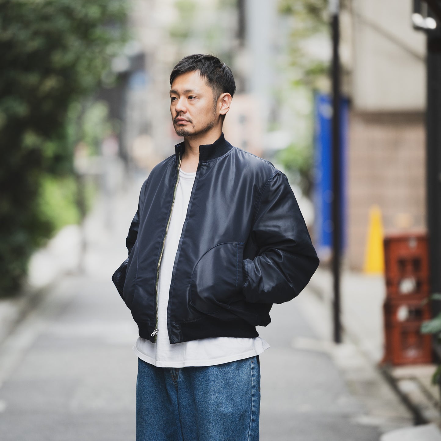 MODUCT DECK TANK JACKET - NAVY/CAMO REVERSIBLE(MO15821)