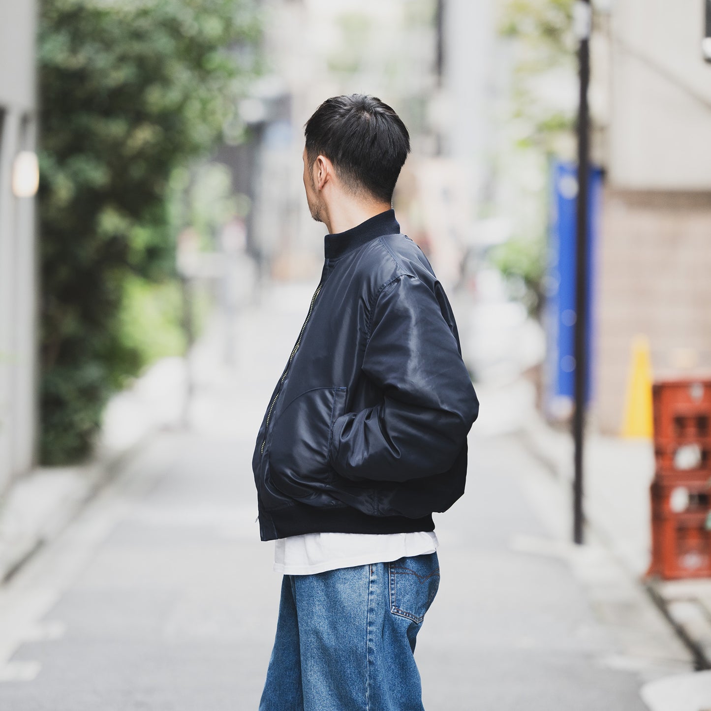 MODUCT DECK TANK JACKET - NAVY/CAMO REVERSIBLE(MO15821)