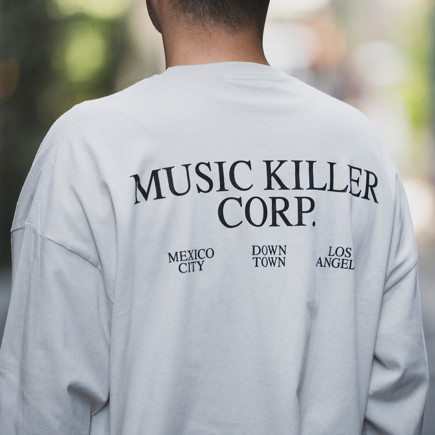 Lil' Tokyo x GORILLA TACOS MUSIC KILLER CORP L/S TEE - BLACK