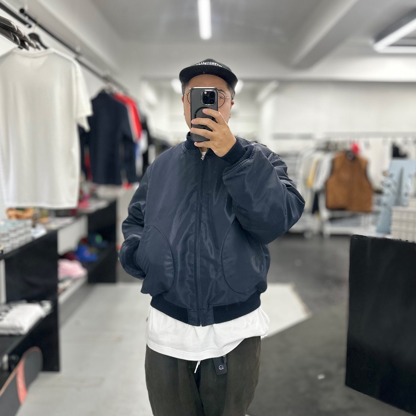 MODUCT DECK TANK JACKET - NAVY/CAMO REVERSIBLE(MO15821)