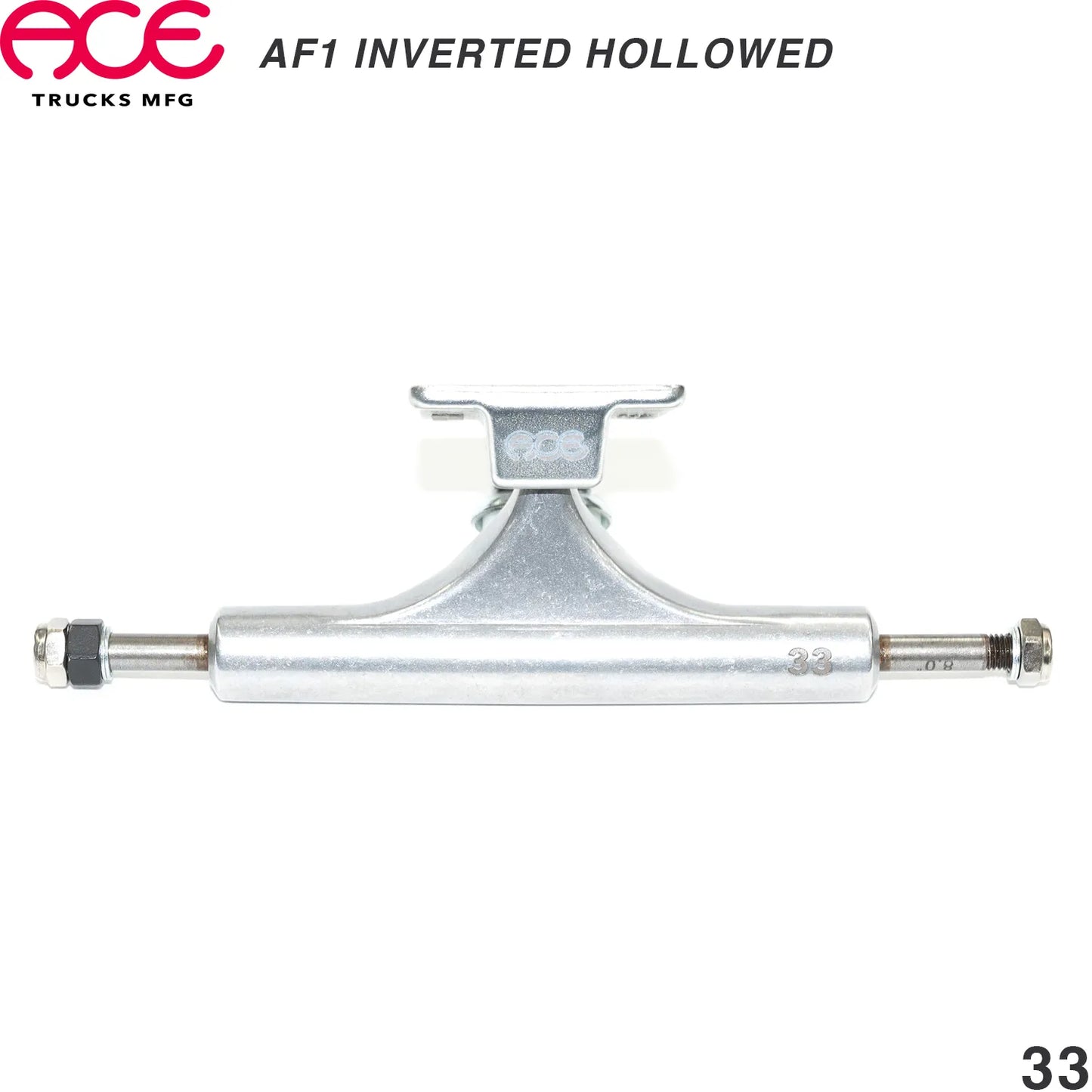 ACE TRUCKS AF1 INVERTED HOLLOWED - 33 / SILVER
