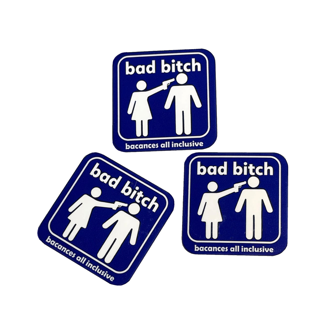 BACANCES / BC BAD BITCH STICKER - 3 PIECES