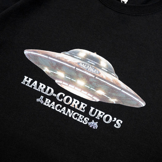 BACANCES / BC S/S T-SHIRTS(HARDCORE UFO'S) - BLACK
