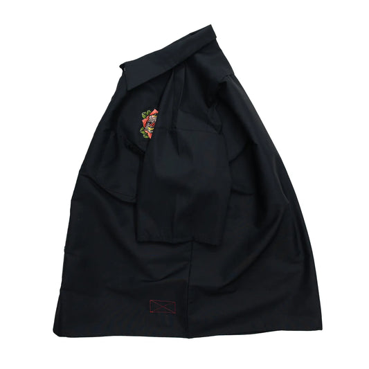 BACANCES / BLC WORK S/S SHIRTS(BARALION)- BLACK