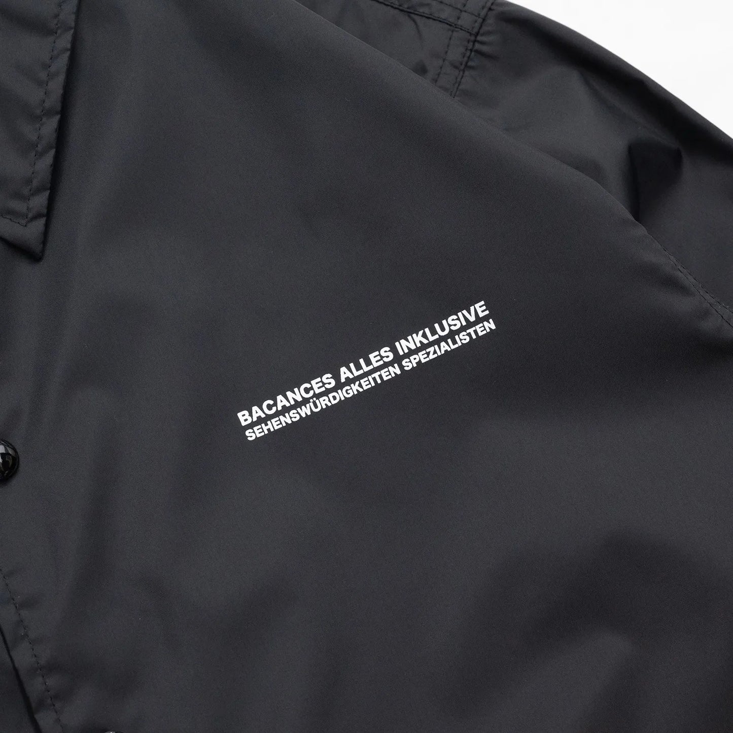 BACANCES ALL INCLUSIVE / GERMANY BC COACH JACKET - BLACK