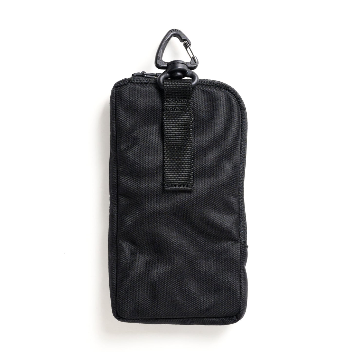 BAICYCLON(バイシクロン)のCORDURA NYLON製の小型ショルダーバッグ「BAICYCLON CL-04 COMBO SHOULDER」のBLACKのスマートフォンケースの背面からの商品写真