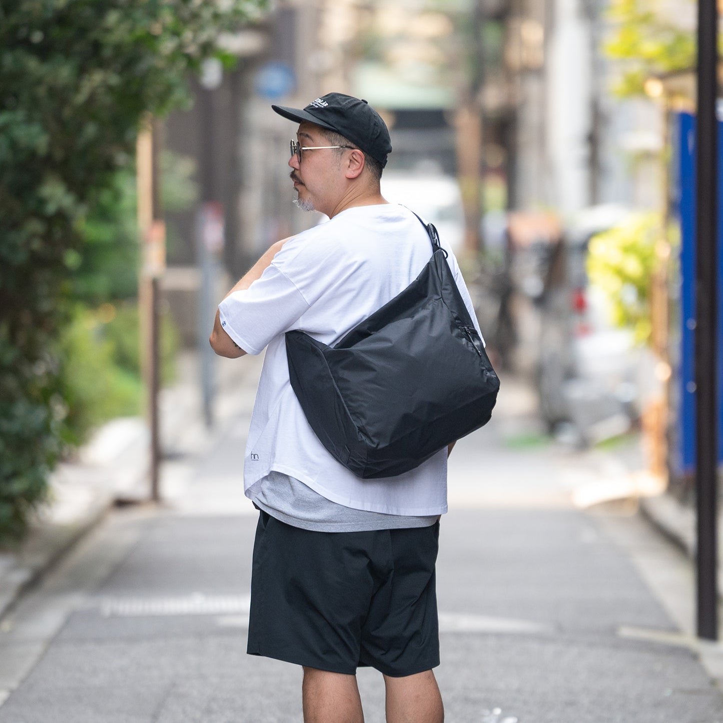 BAICYCLON BCL-28 SHOULDER BAG (80D CORDURA NYLON RIPSTOP) - BLACK