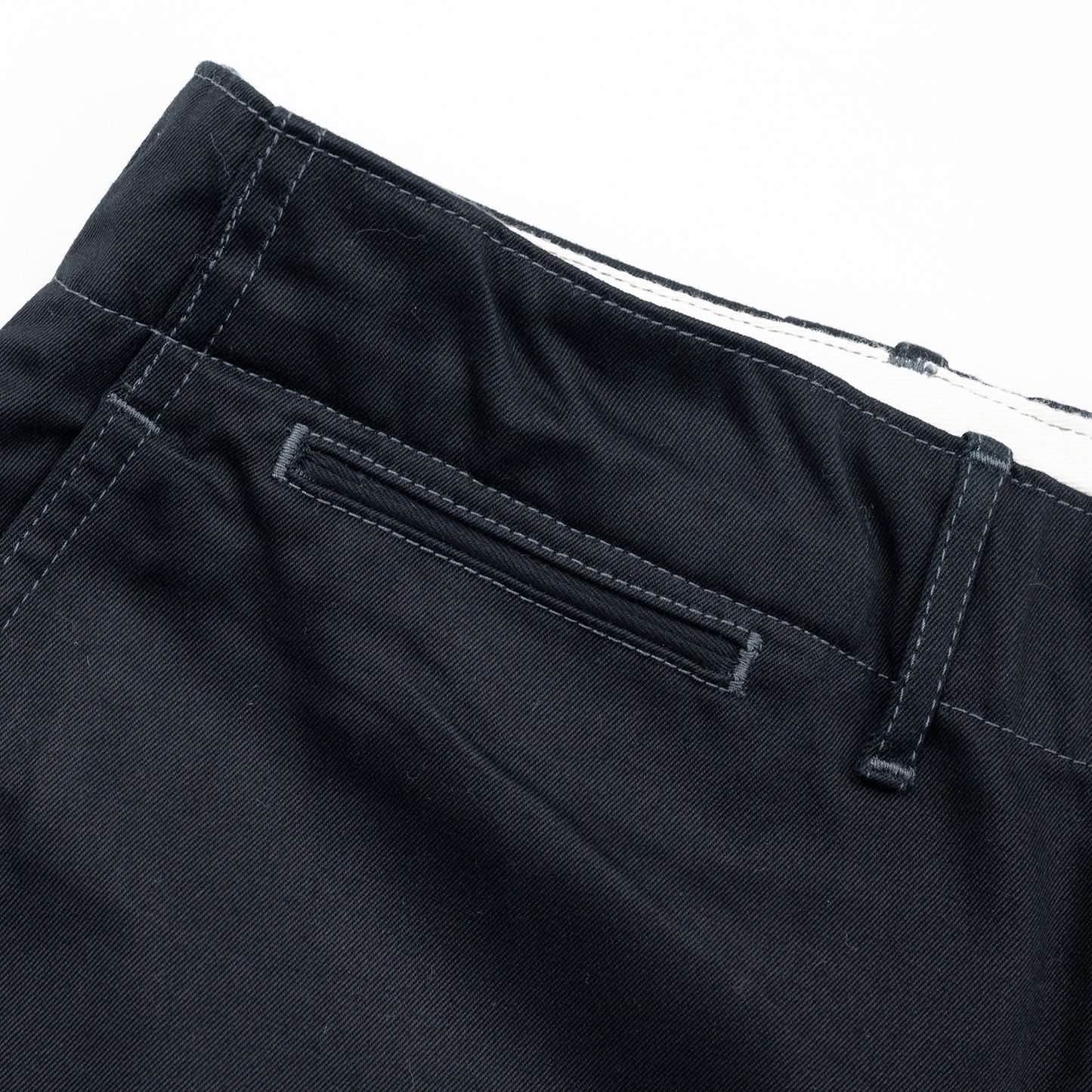BUZZ RICKSON'S EARLY MILITARY CHINOS (MOD.) 1945 MODEL SHORTS - BLACK