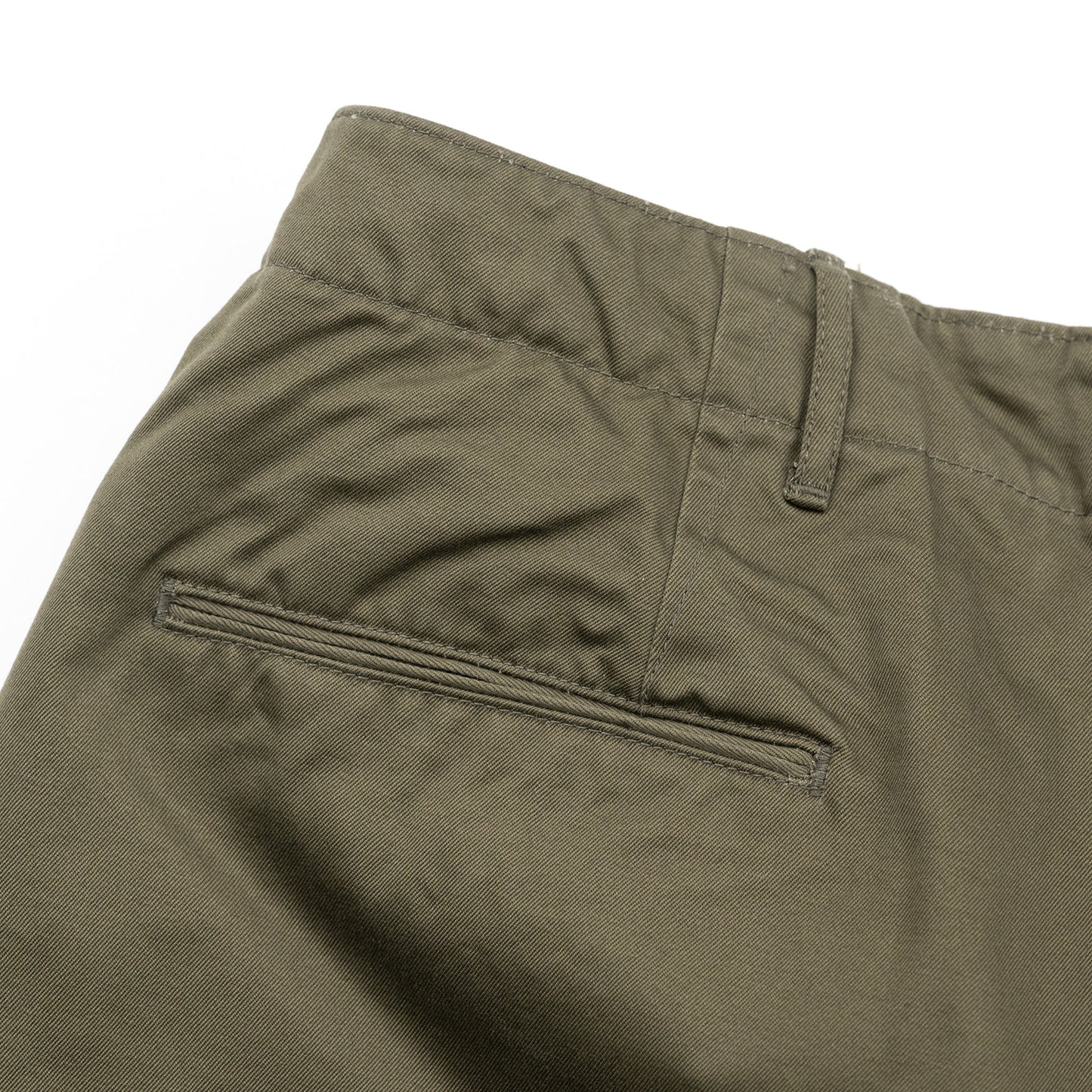 BUZZ RICKSON'S EARLY MILITARY CHINOS (MOD.) 1945 MODEL SHORTS - OLIVE