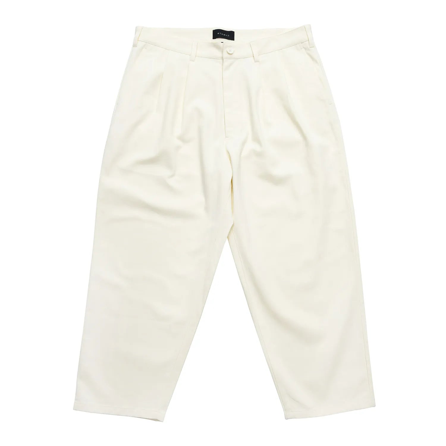 clumsy. PICTURES / 2 PLEATS WIDE DENIM SLACKS - OFF WHITE – Prime