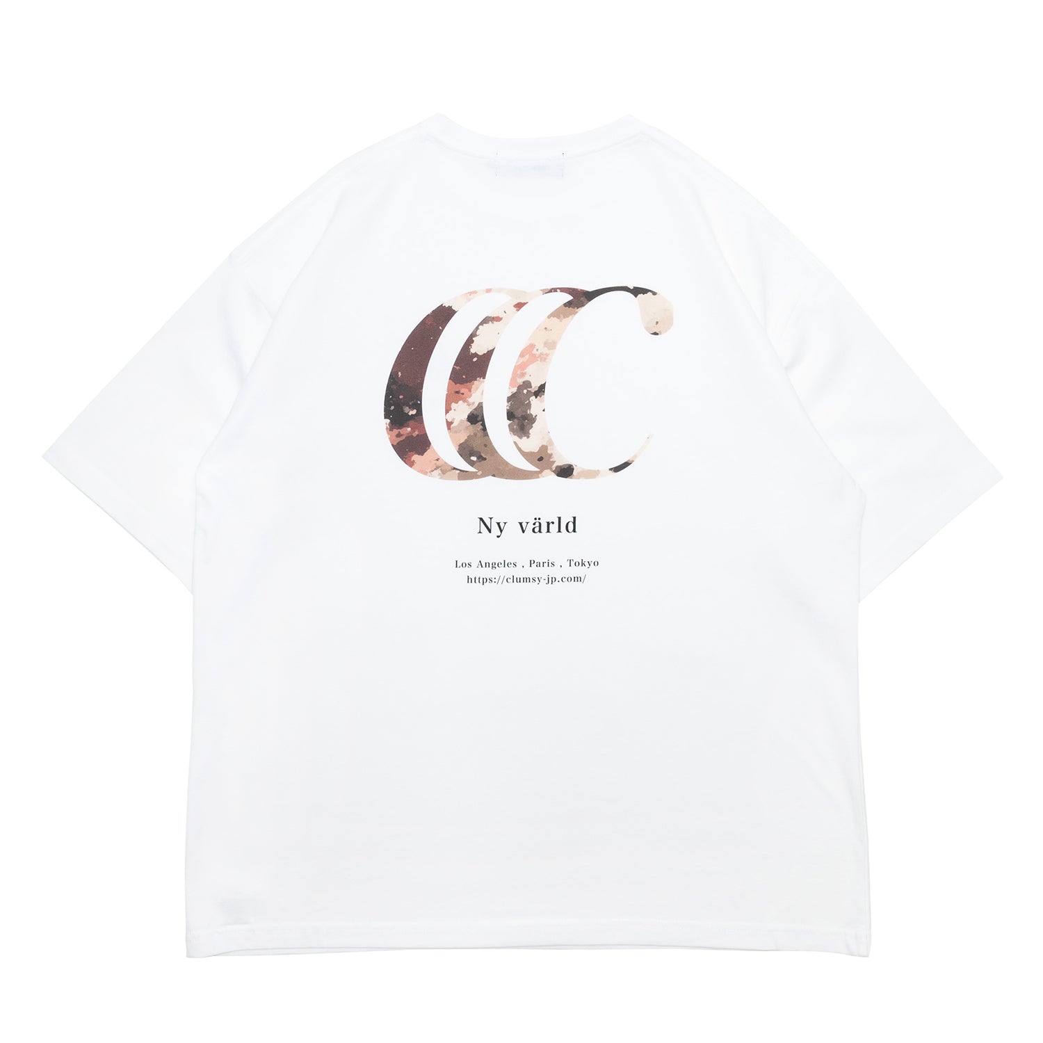 clumsy. PICTURES / LIMITED CCC CAMOUFLAGE S/S WIDE TEE - WHITE
