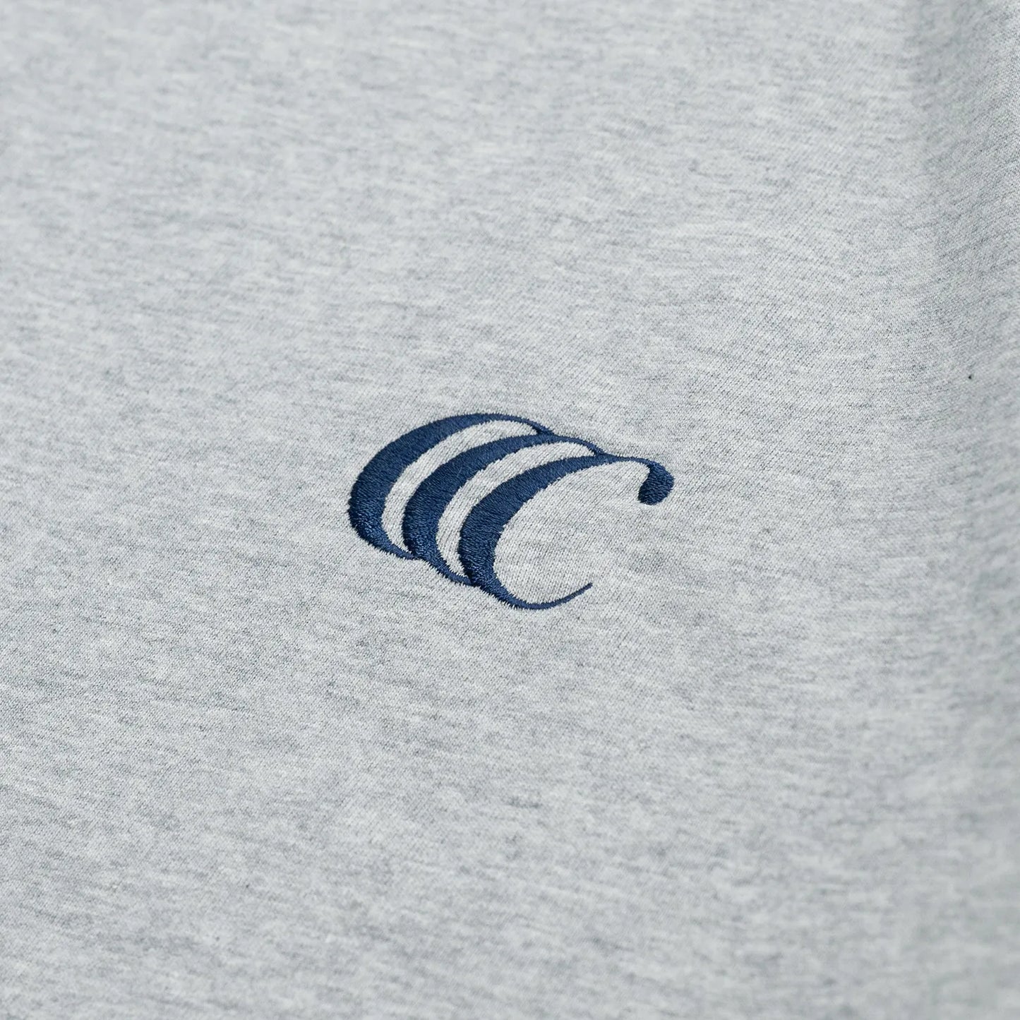 CLUMSY PICTURES CCC EMB LOGO S/S WIDE TEE - HT GRAY