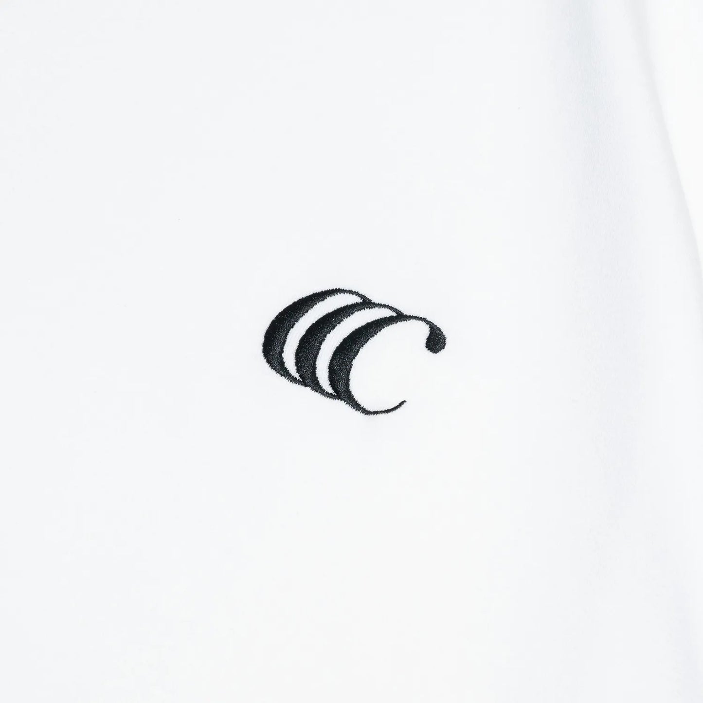 CLUMSY PICTURES CCC EMB LOGO S/S WIDE TEE - WHITE