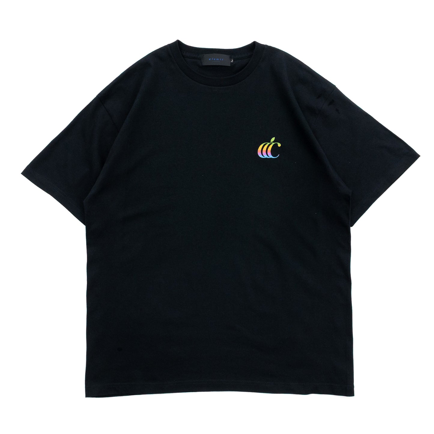 CLUMSY PICTURES CLASSIC CCC S/S WIDE TEE - BLACK