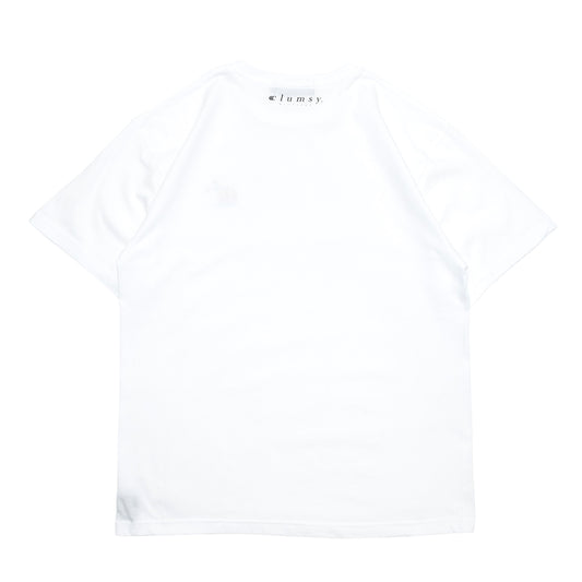 CLUMSY PICTURES CLASSIC CCC S/S WIDE TEE - WHITE