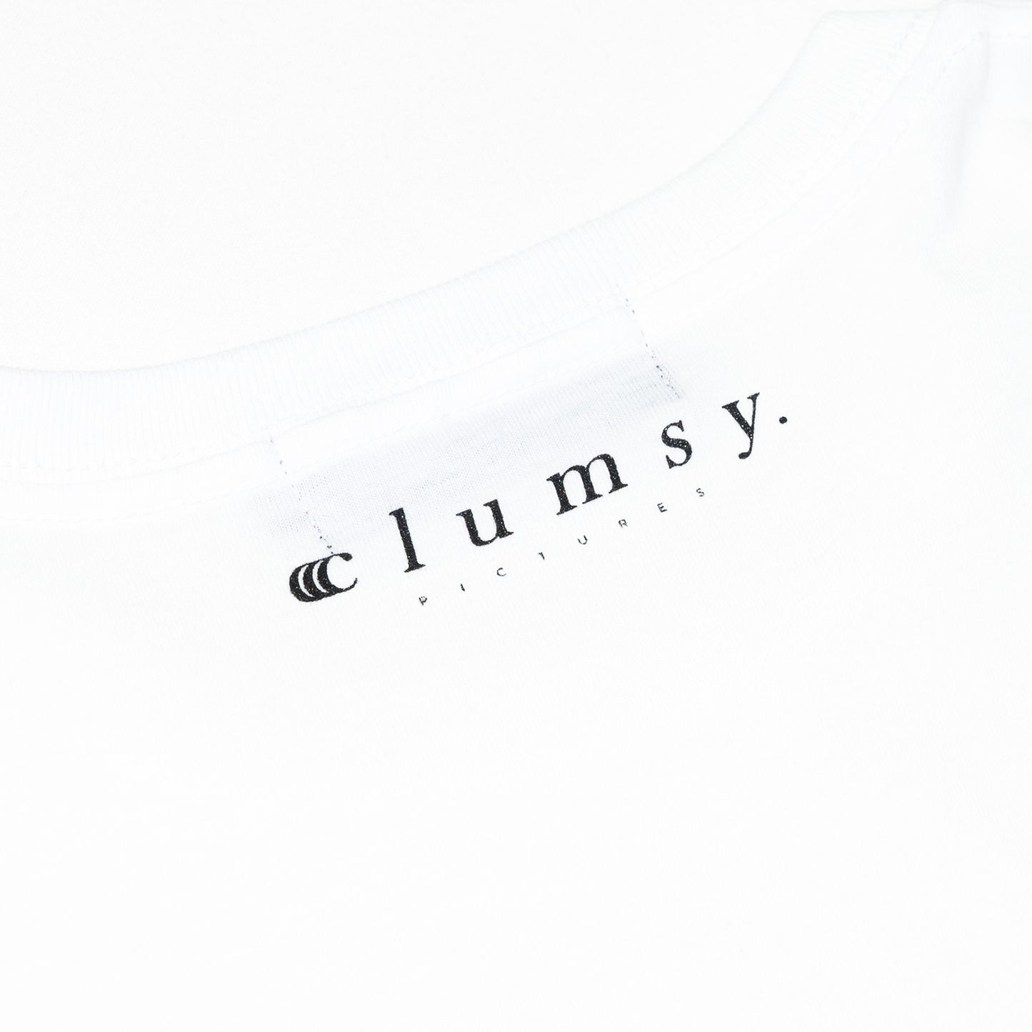 CLUMSY PICTURES CLASSIC CCC S/S WIDE TEE - WHITE