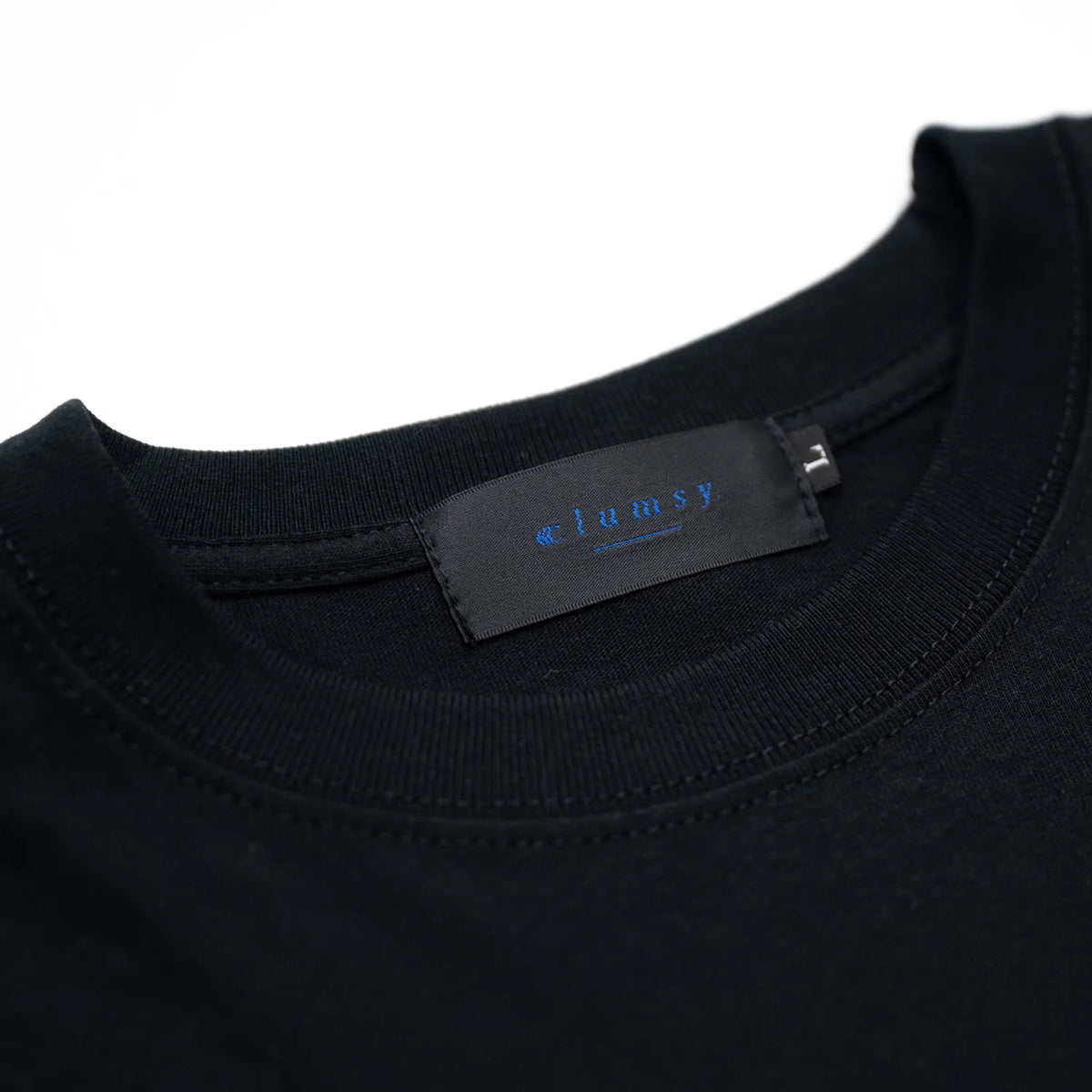 clumsy. PICTURES / LIMITED CCC L/S TEE - BLACK/OFF WHITE