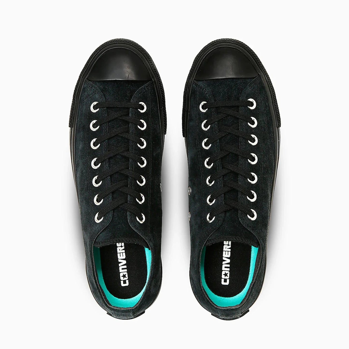 CONVERSE SKATEBOARDING(コンバーススケートボーディング)の大本命スケートシューズ「ALL STAR SK OX」の「BLACK MONOCHROME」の上部からの商品写真