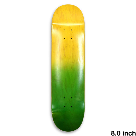 BLANK YELLOW GREEN GRADATION STAIN - 8.0