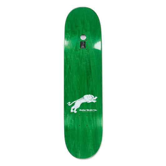 Polar Skate Co(ポーラー)所属のプロスケーター「DAVID STENSTROM」モデルのスケボー・スケートボードデッキ「TAPE & PANTHER / BLACK」の8.375インチのデッキテープ面の