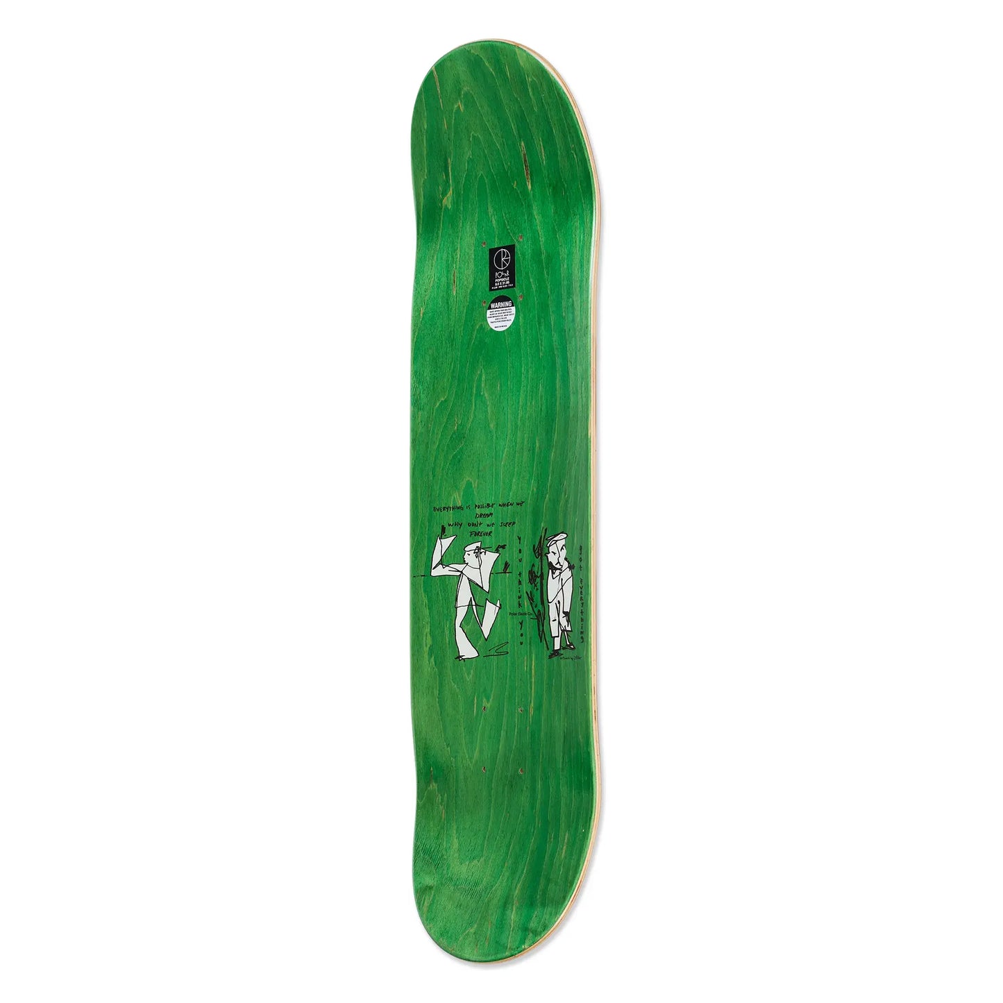 POLAR SKATE CO / TEAM | ALV SLEEP FOREVER - 8.25
