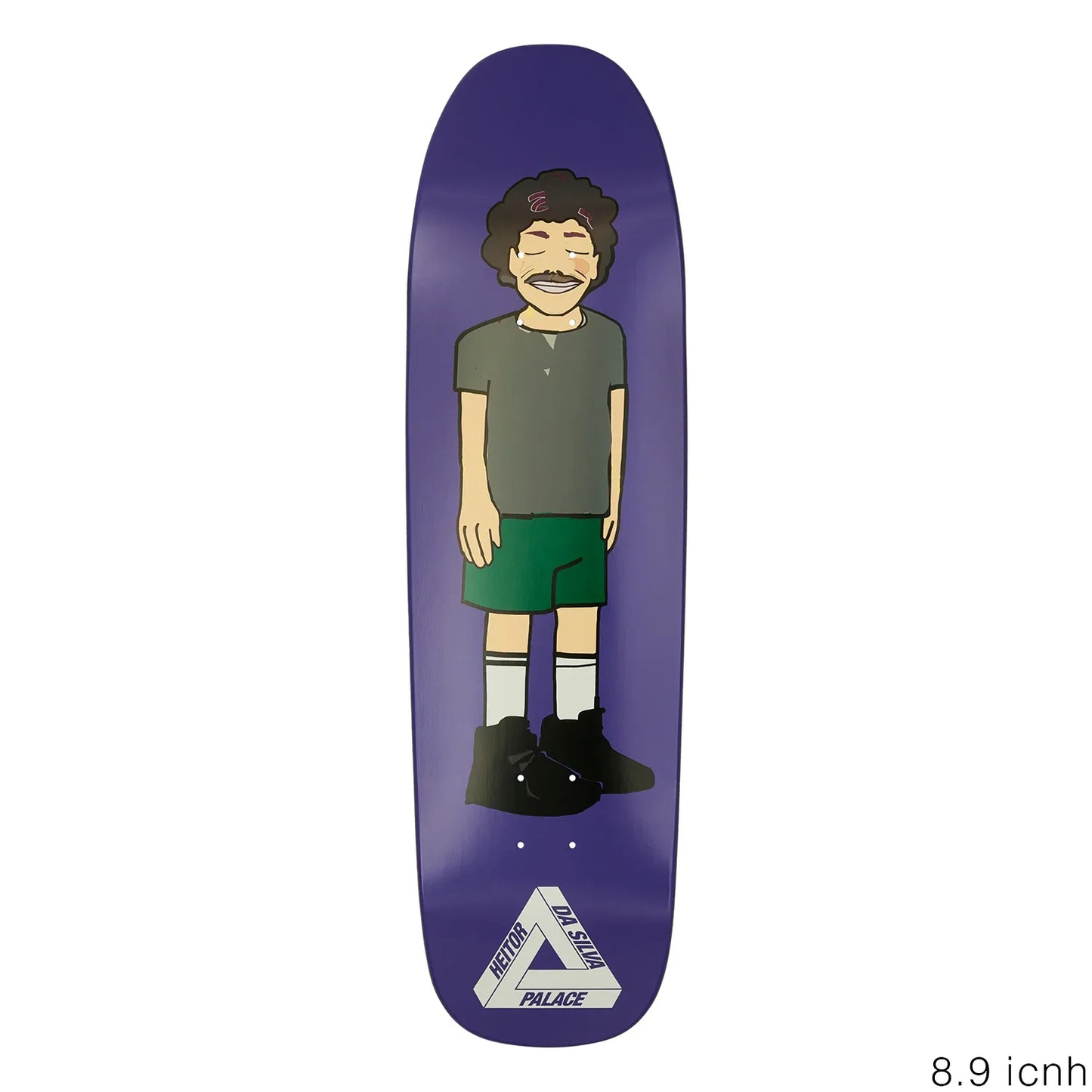 PALACE(パレス)のプロライダー「Hitor Da Silva」モデルのスケボー・スケートボードデッキ「HEITOR PRO SUMMER 25 - 8.9インチ」のメイングラフィック写真