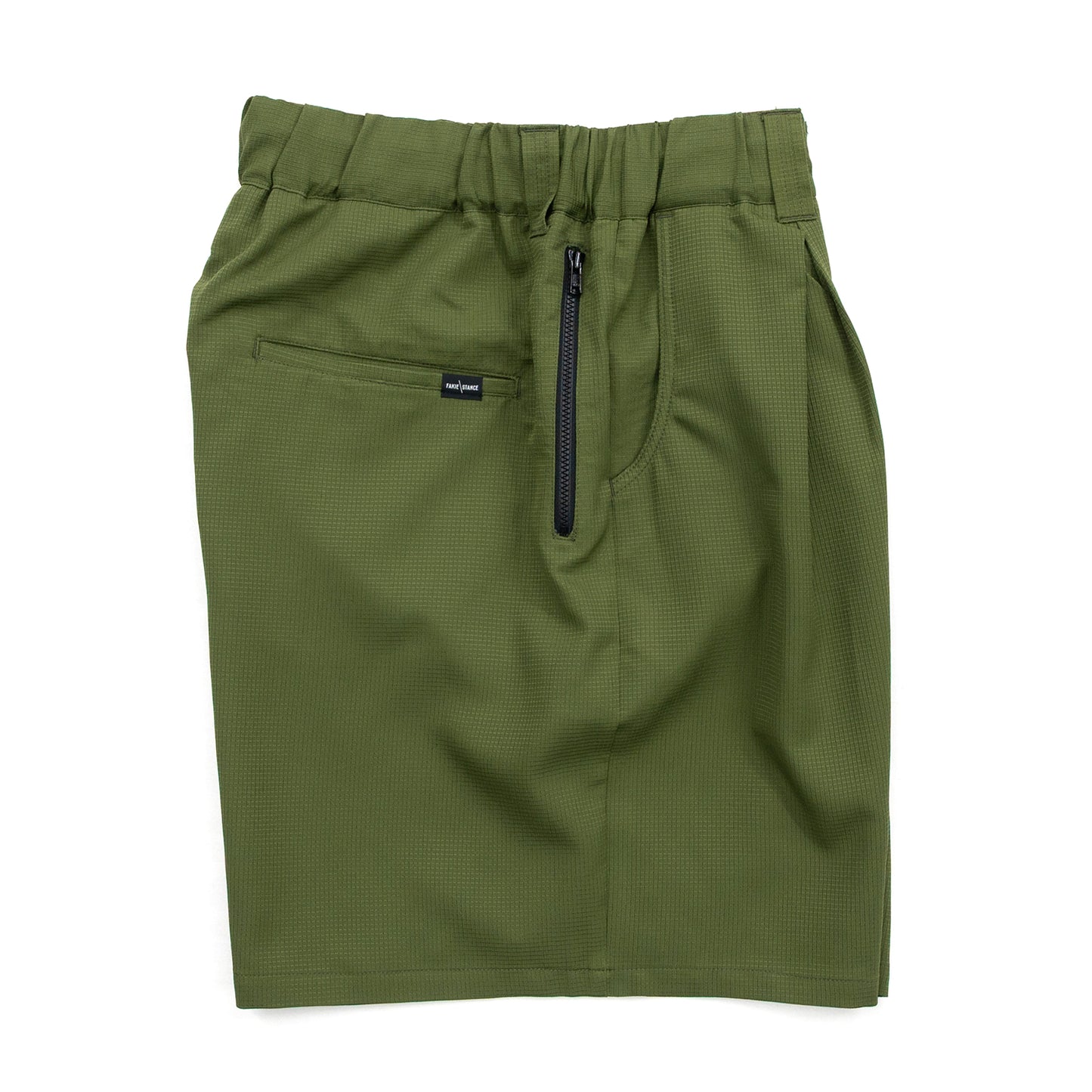 FAKIE STANCE DOT AIR SHORTS - OLIVE
