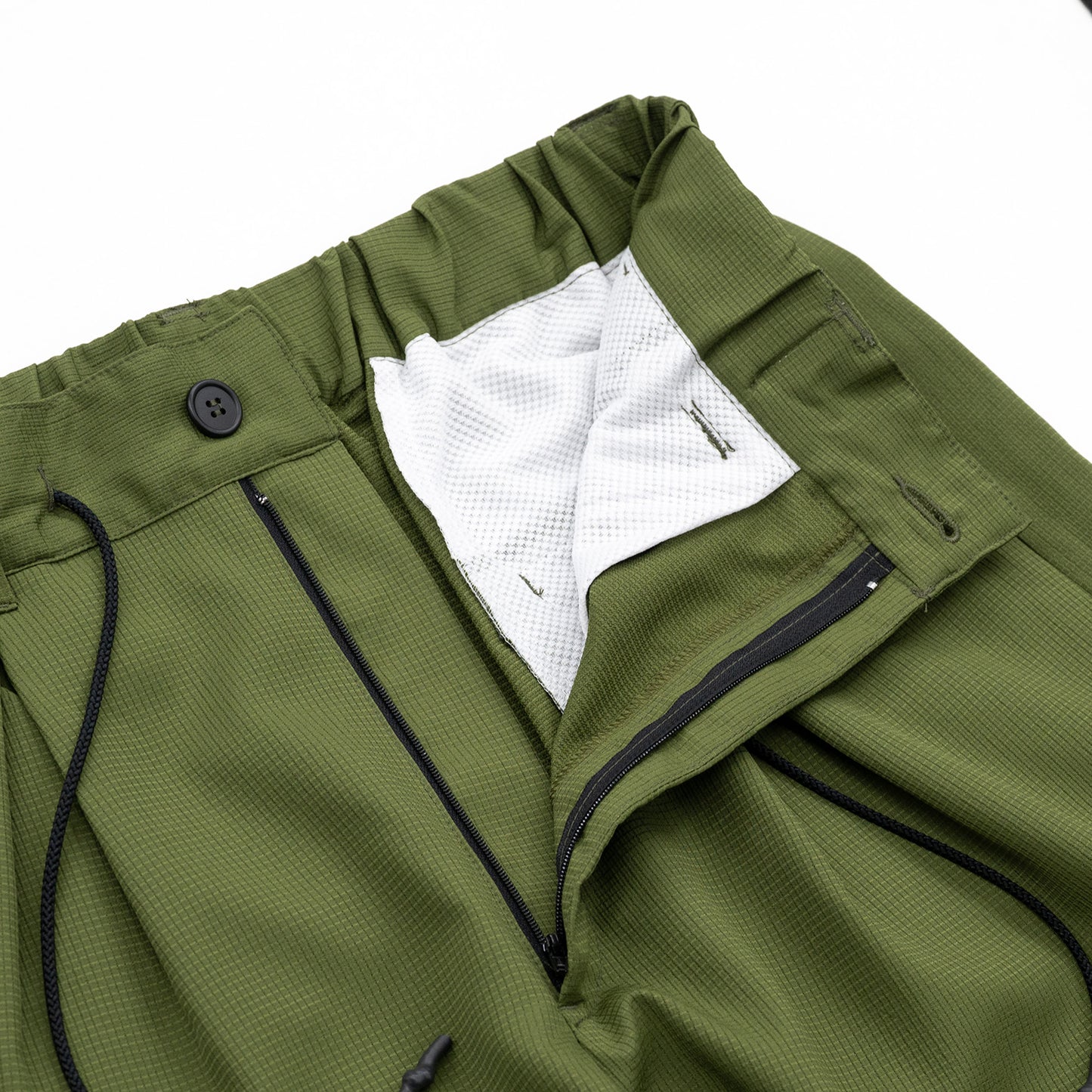 FAKIE STANCE DOT AIR SHORTS - OLIVE