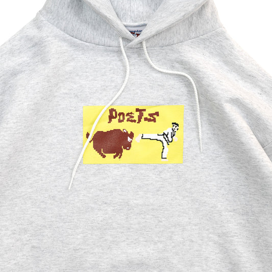 POETS CHAMP CHAMPION HOODIE - HT GRAY