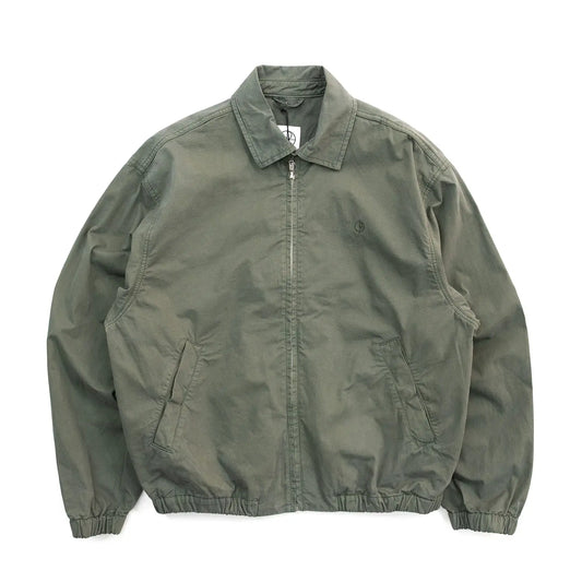 ブランドのアイコン的アイテム「POLAR SKATE CO」の大定番ジャケット「NICK JACKET / GREY GREEN」の正面からの商品写真