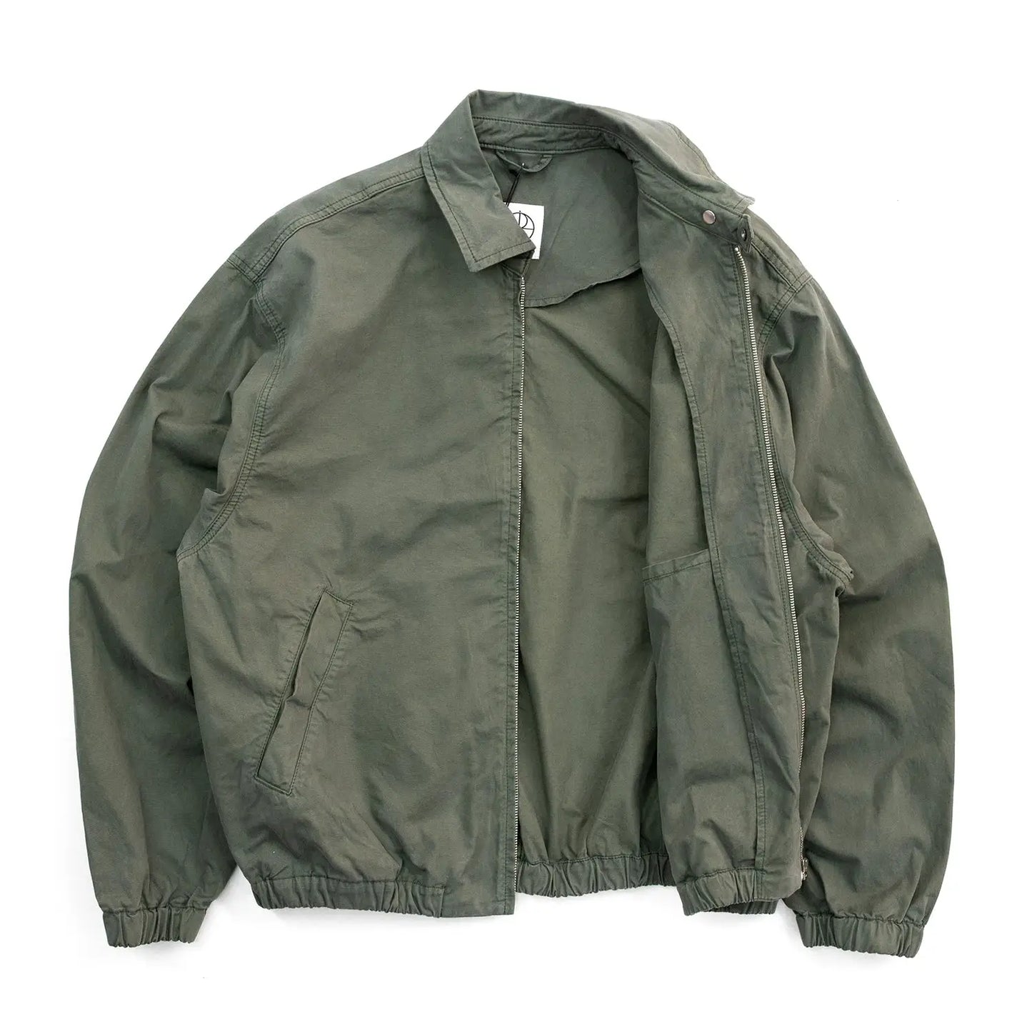 ブランドのアイコン的アイテム「POLAR SKATE CO」の大定番ジャケット「NICK JACKET / GREY GREEN」の内側の商品写真