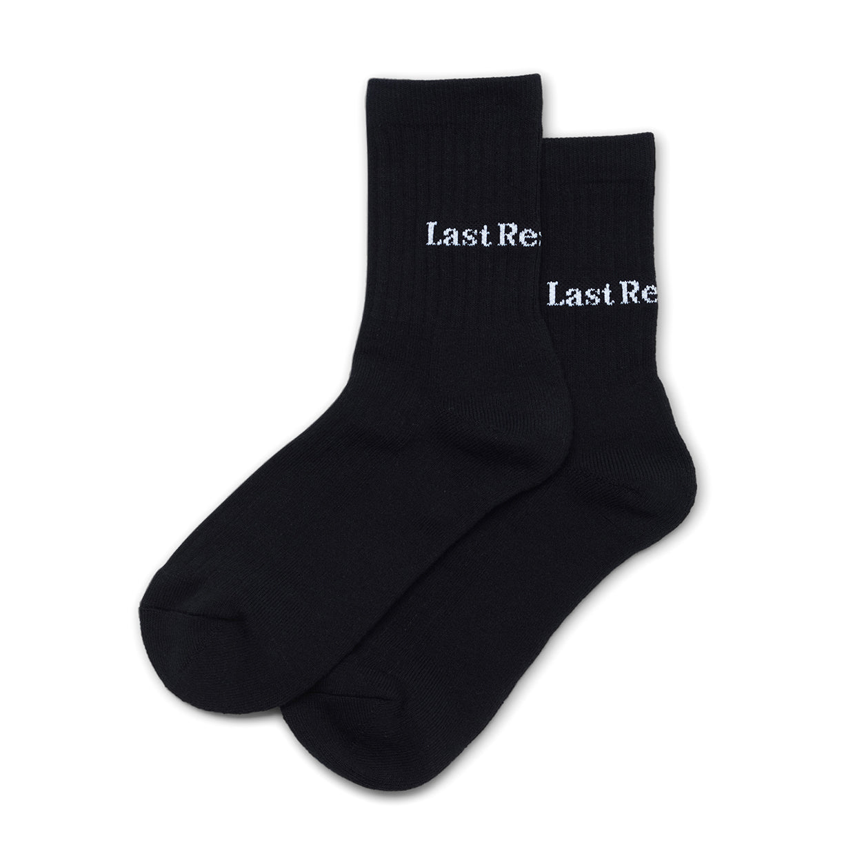 LAST RESORT AB / SCRIPT LOGO DRESS SOCK - BLACK