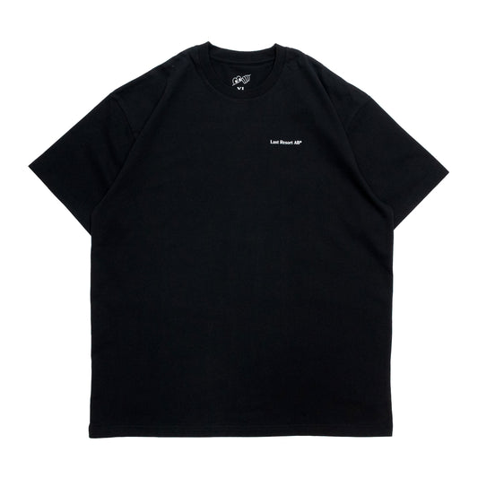 LAST RESORT AB ATLAS MONOGRAM S/S TEE - BLACK/WHITE