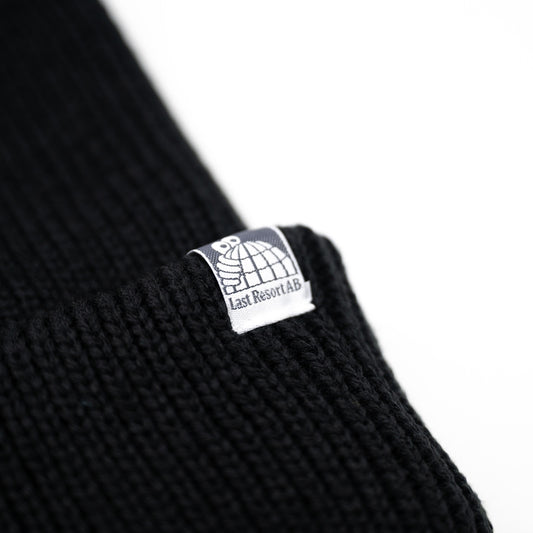 LAST RESORT AB RAMDAM BEANIE - BLACK