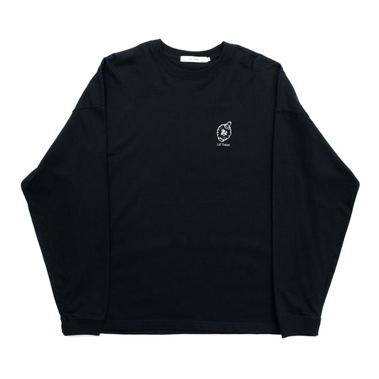Lil' Tokyo LANTERN LOGO L/S TEE - BLACK