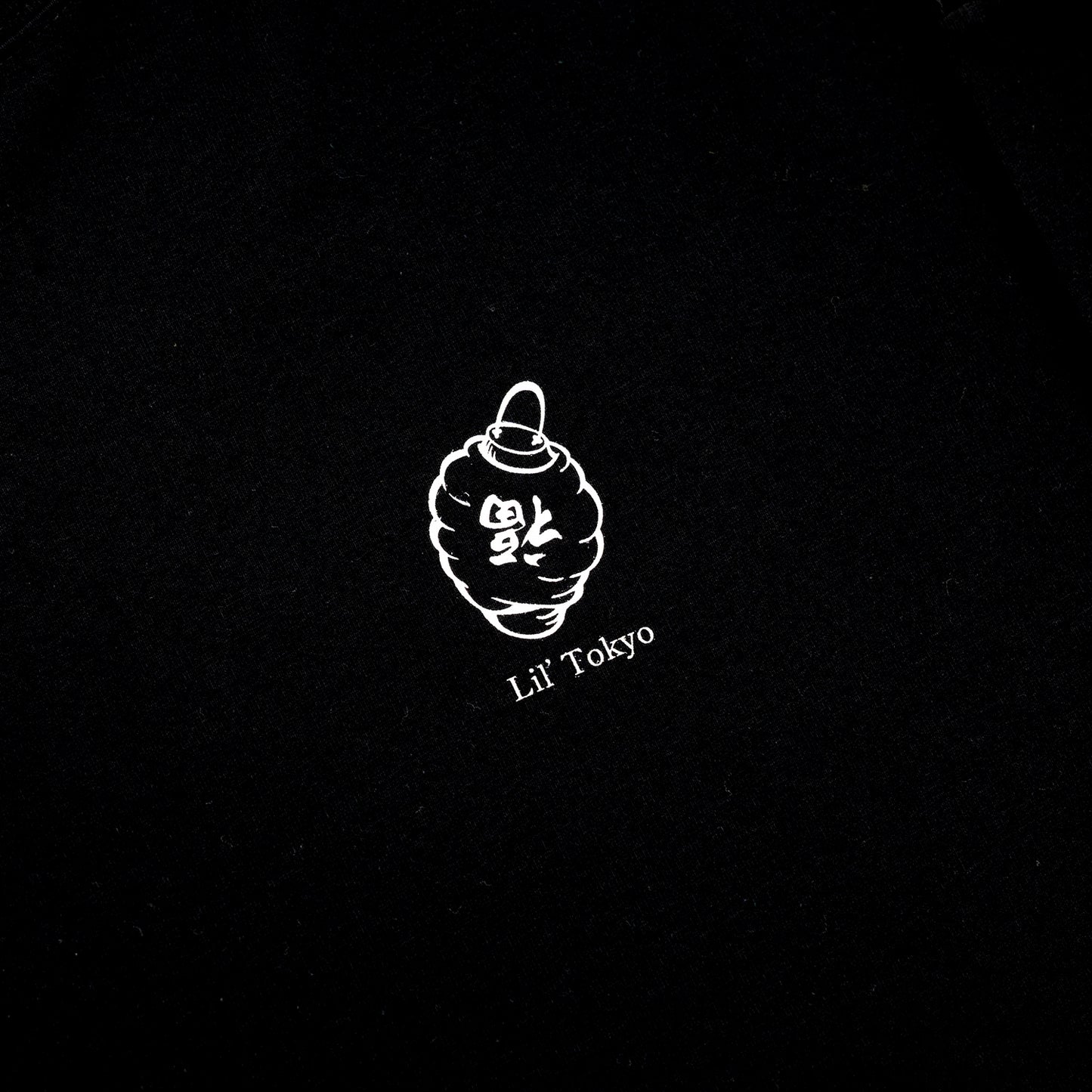 Lil' Tokyo LANTERN LOGO L/S TEE - BLACK