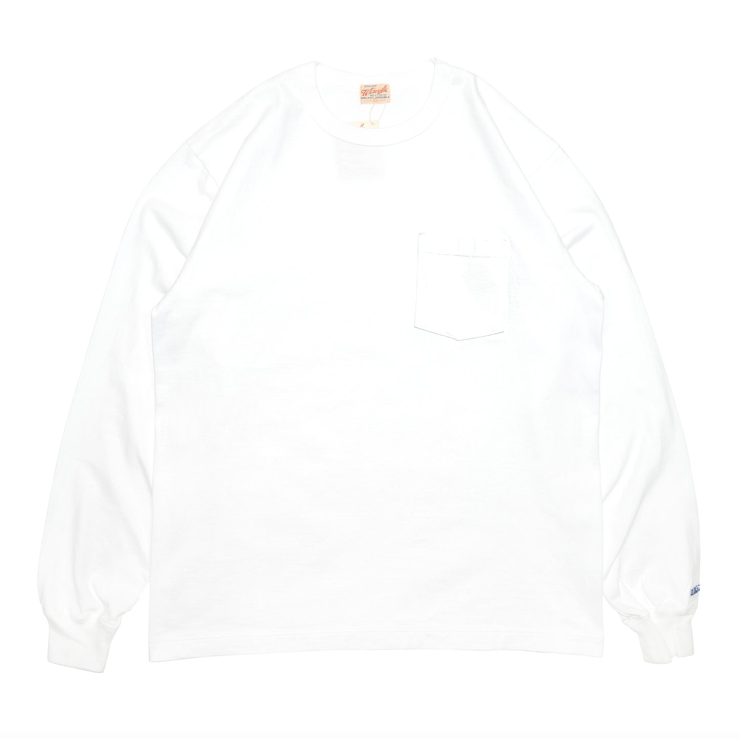 WHITESVILLE LONG SLEEVE POCKET TEE - OFF WHITE(WV68849)