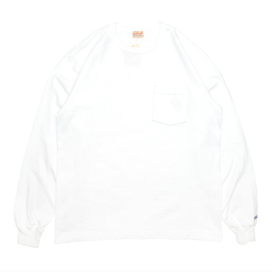 WHITESVILLE LONG SLEEVE POCKET TEE - OFF WHITE (WV68849)