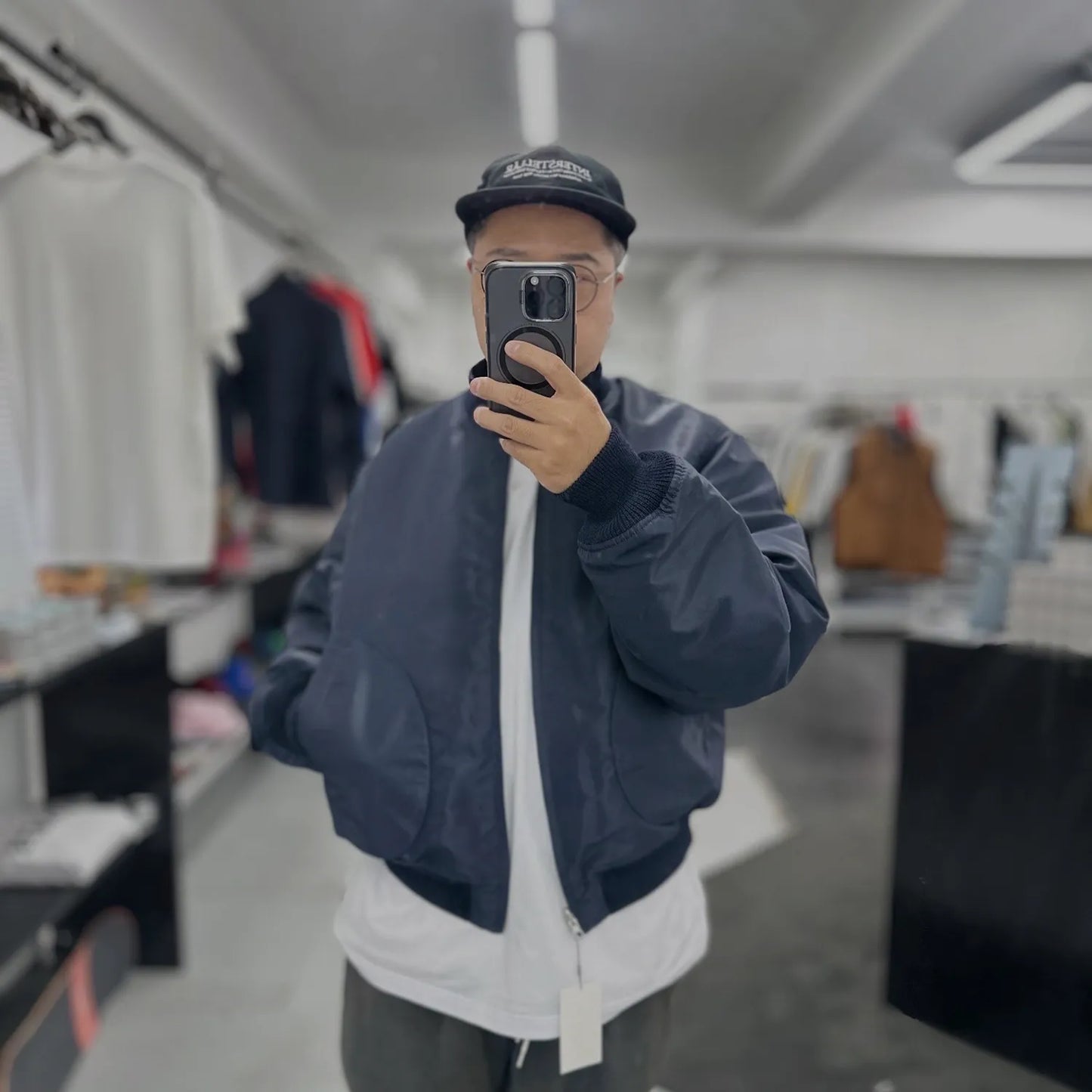 MODUCT DECK TANK JACKET - NAVY/CAMO REVERSIBLE(MO15821)