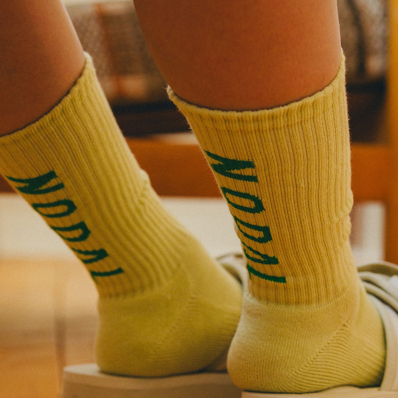 NODAL LOGO SOCKS - MINT/GREEN