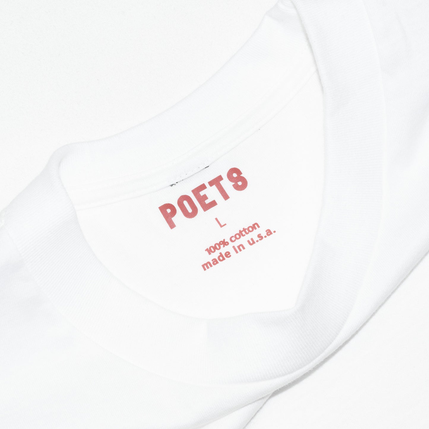 POETS CEE LO SCREENED S/S TEE - WHITE