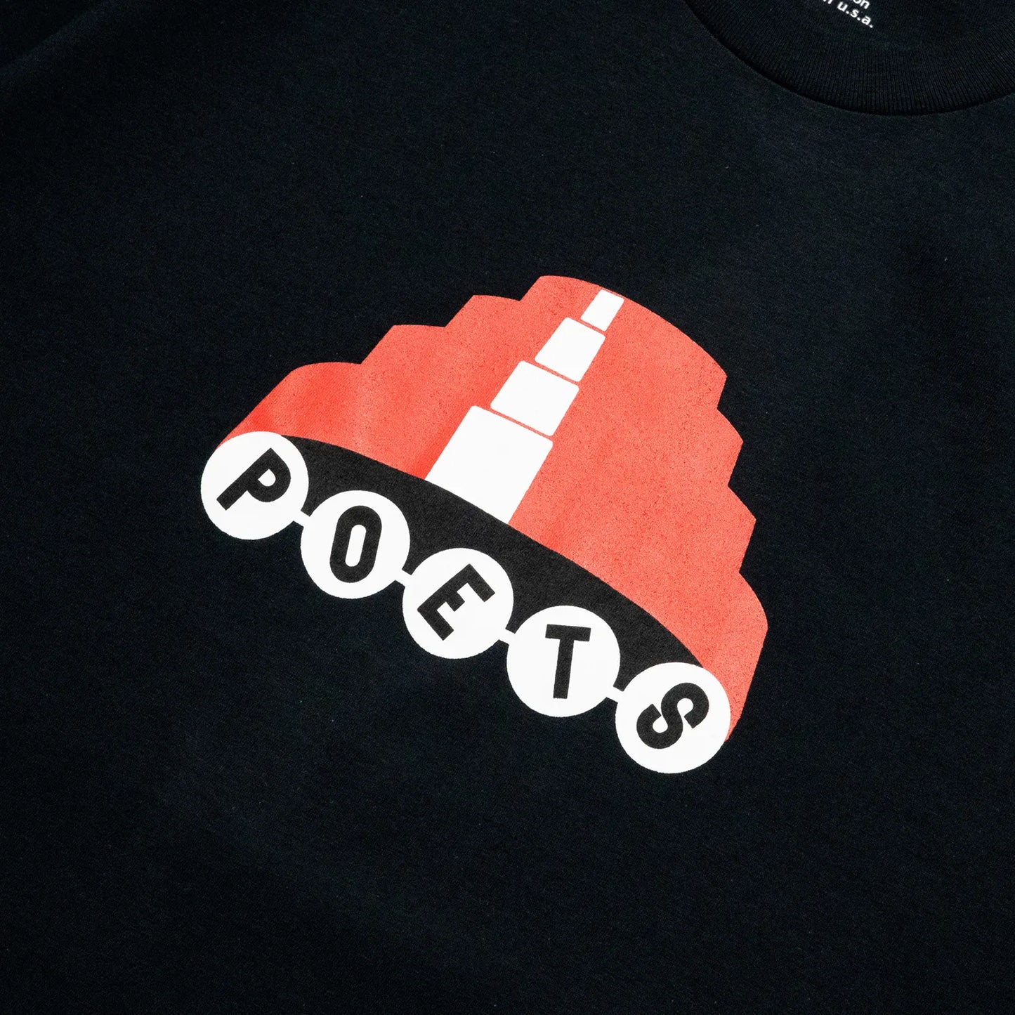 POETS / DEVO S/S TEE - BLACK