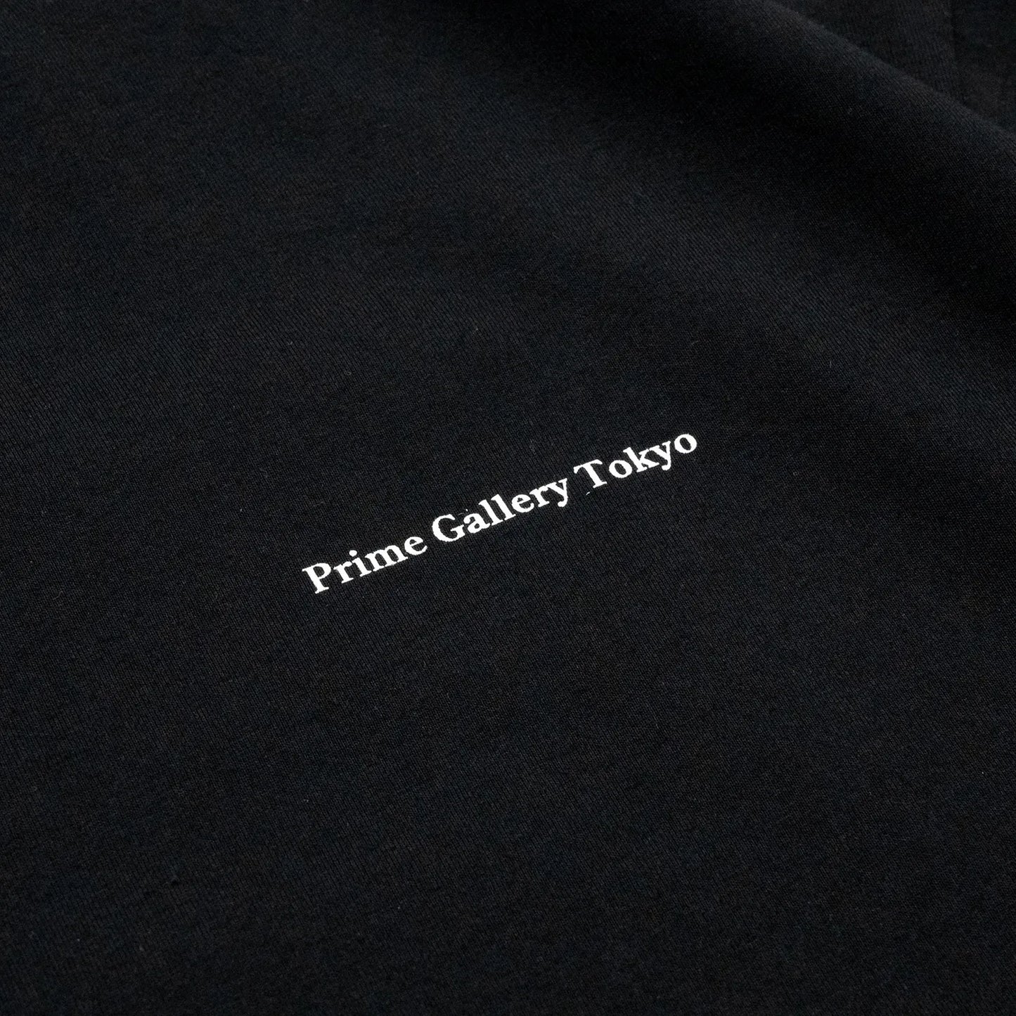 PRIME GALLERY LOGO S/S DRAWCORD TEE - BLACK