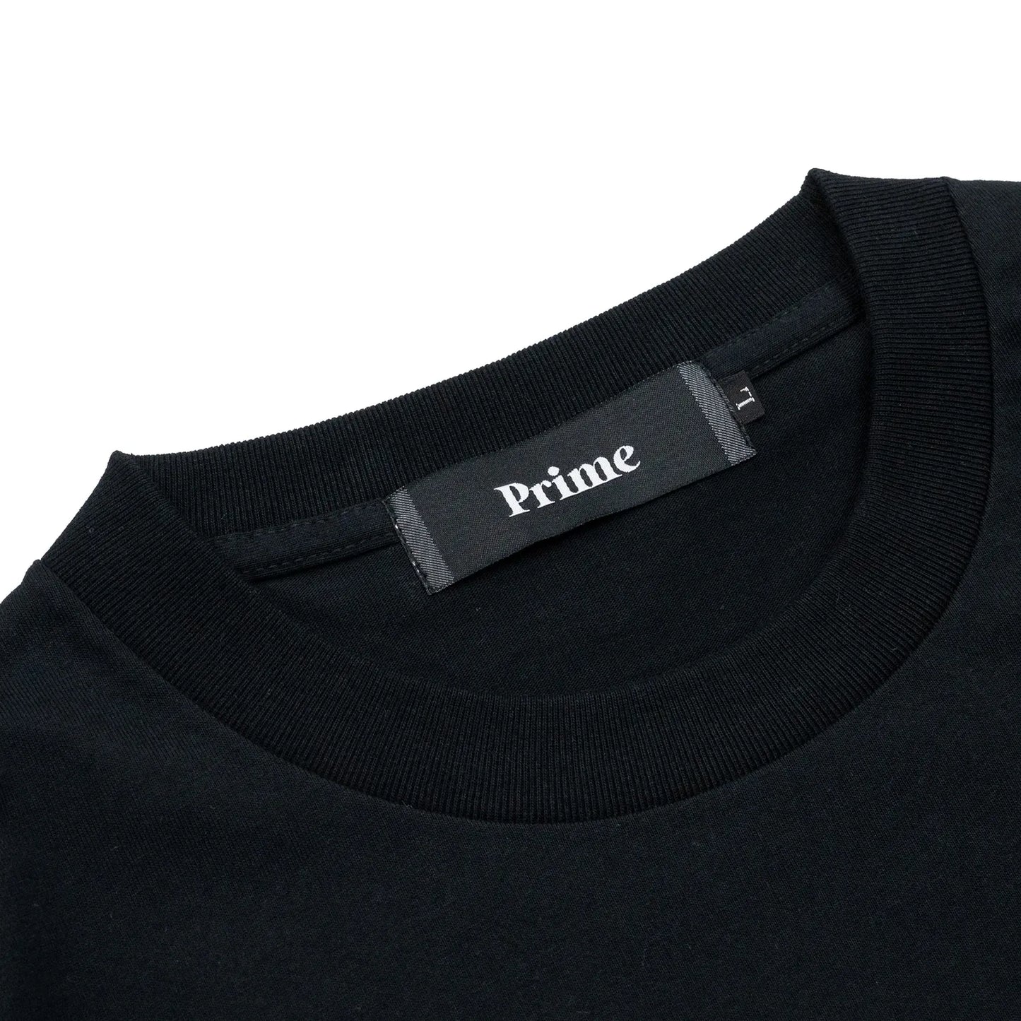 PRIME GALLERY LOGO S/S DRAWCORD TEE - BLACK