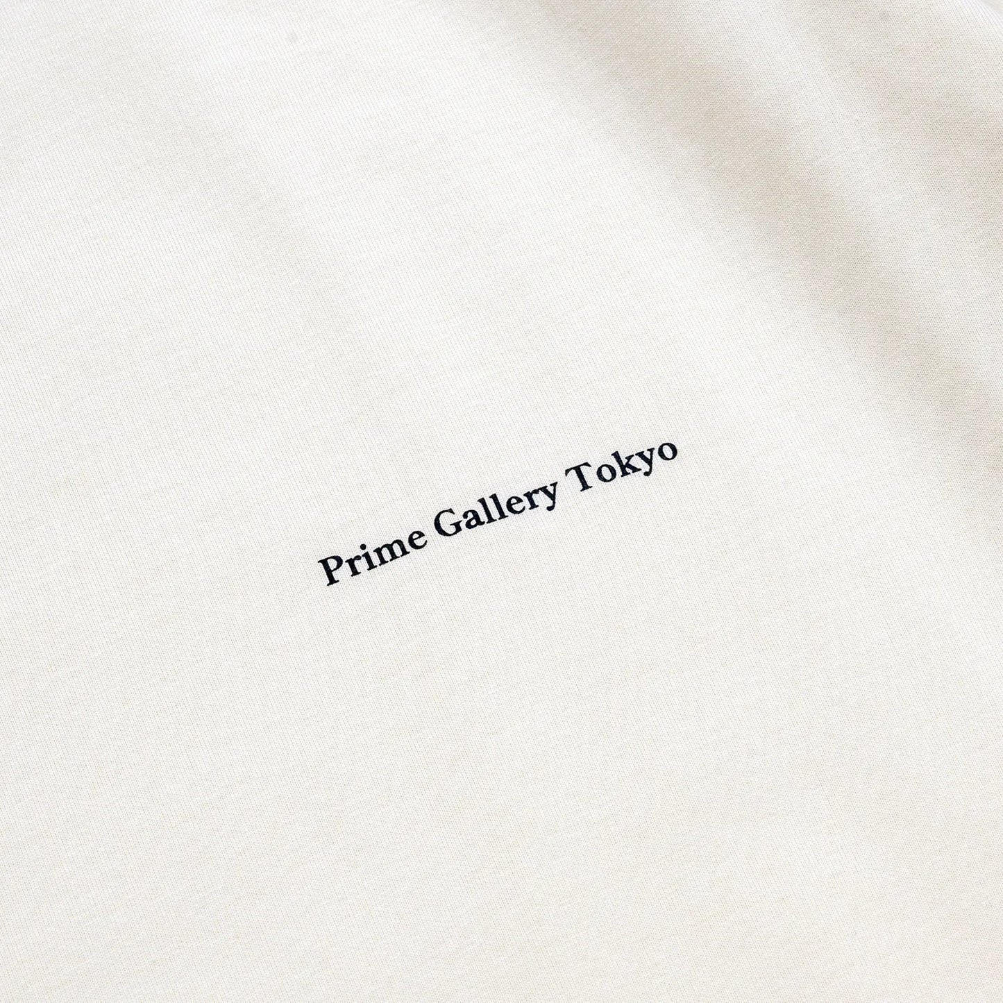 PRIME GALLERY LOGO S/S DRAWCORD TEE - WHITE